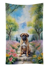 Bullmastiff Spring Path Kitchen Towel Dish Cloths Guest Hand Towel Decorative Bathroom Towel for Face,Tea, Dishcloth, Kitchen and Bath