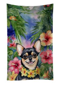 Chihuahua Luau Kitchen Towel Dish Cloths Guest Hand Towel Decorative Bathroom Towel for Face,Tea, Dishcloth, Kitchen and Bath (Default: Default)